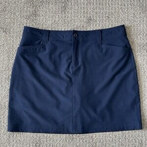 EDDIE BAUER Performance Golf Skirt/Skort ~Women's 12~ Navy Blue  Sportswear NWOT